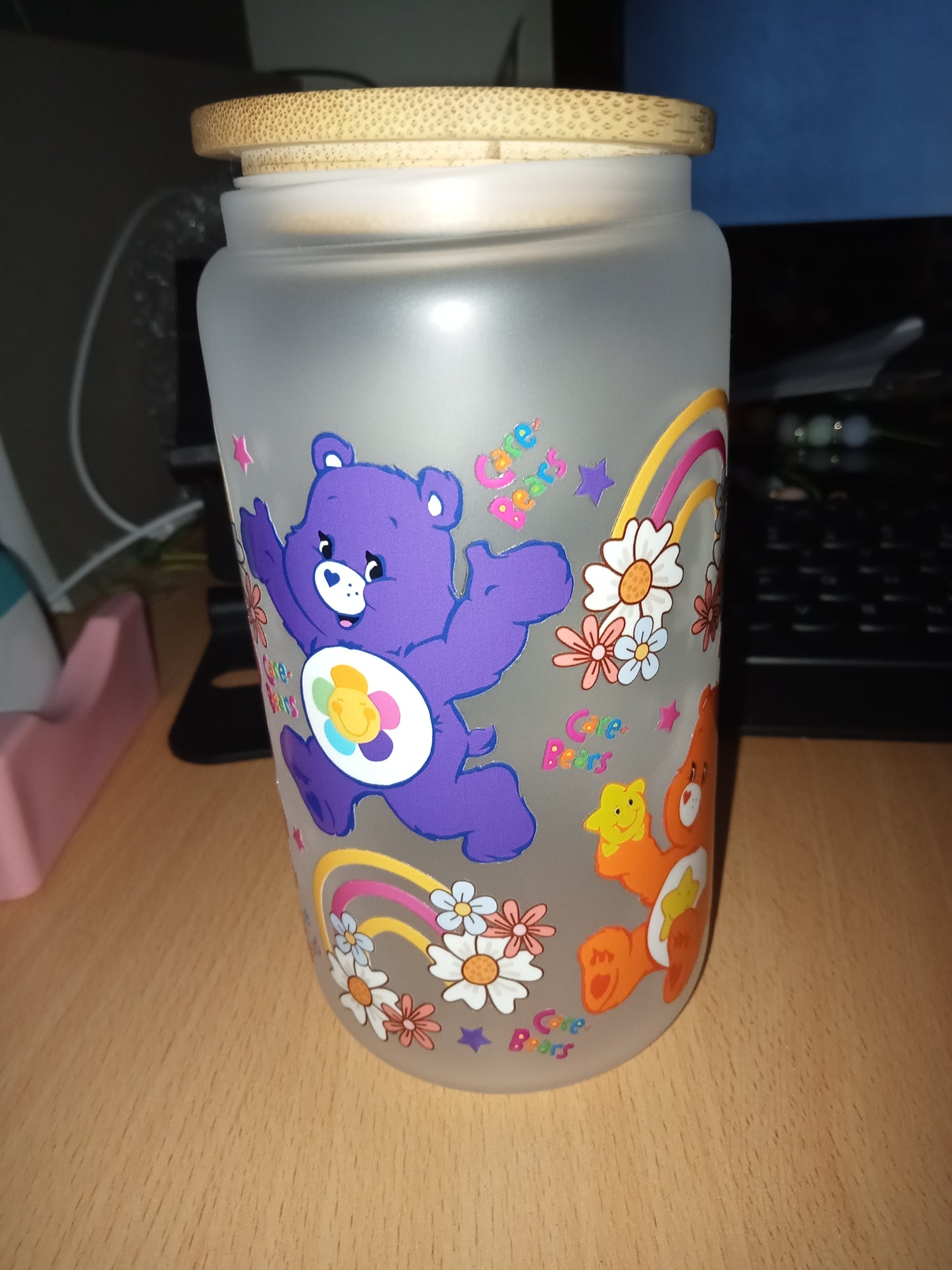 Care bear frosted cups