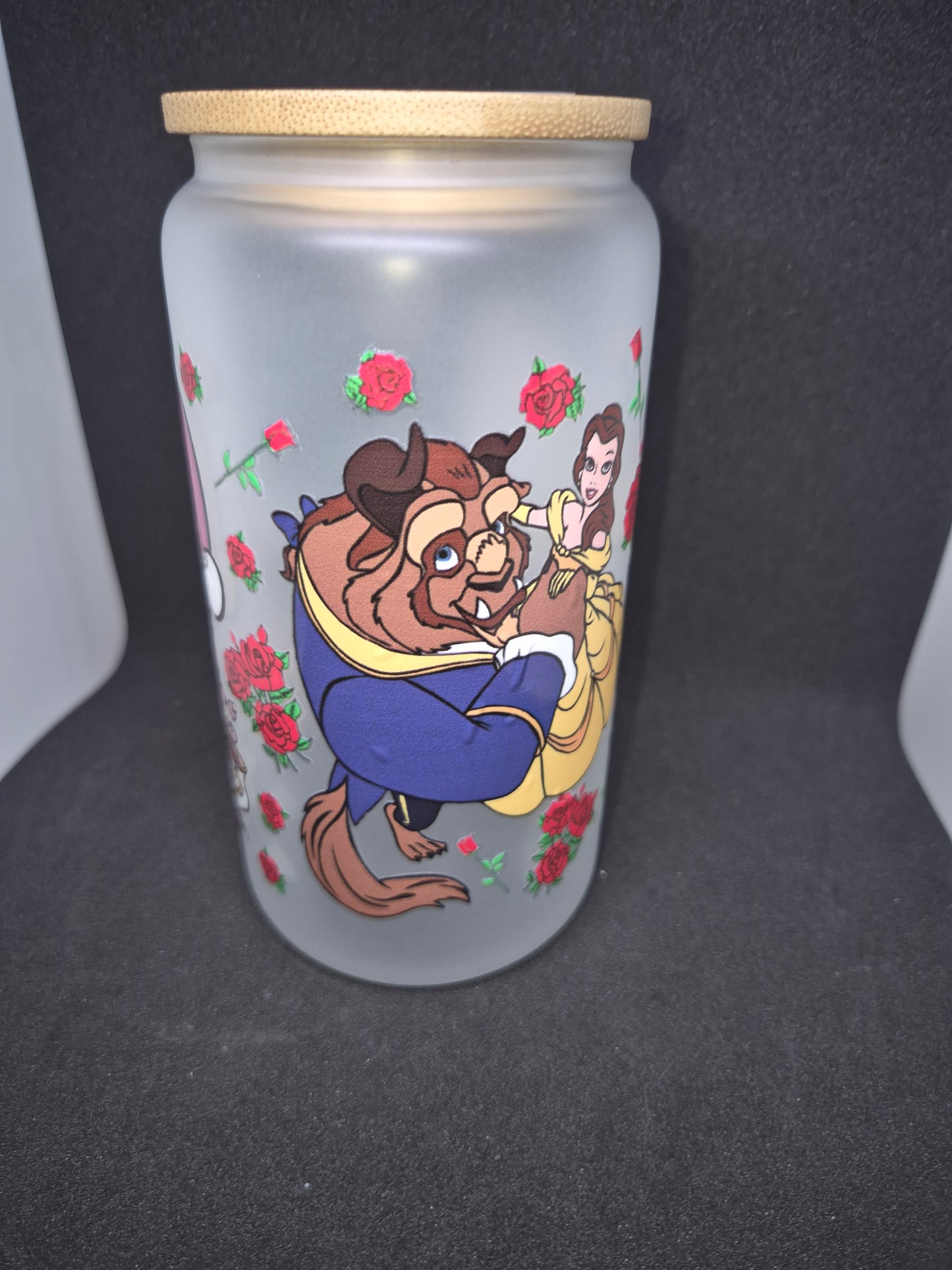 Beauty and the Beast frosted Cup