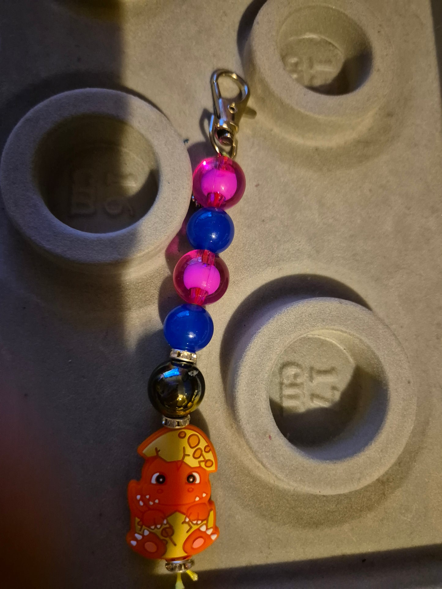 Dino keychain