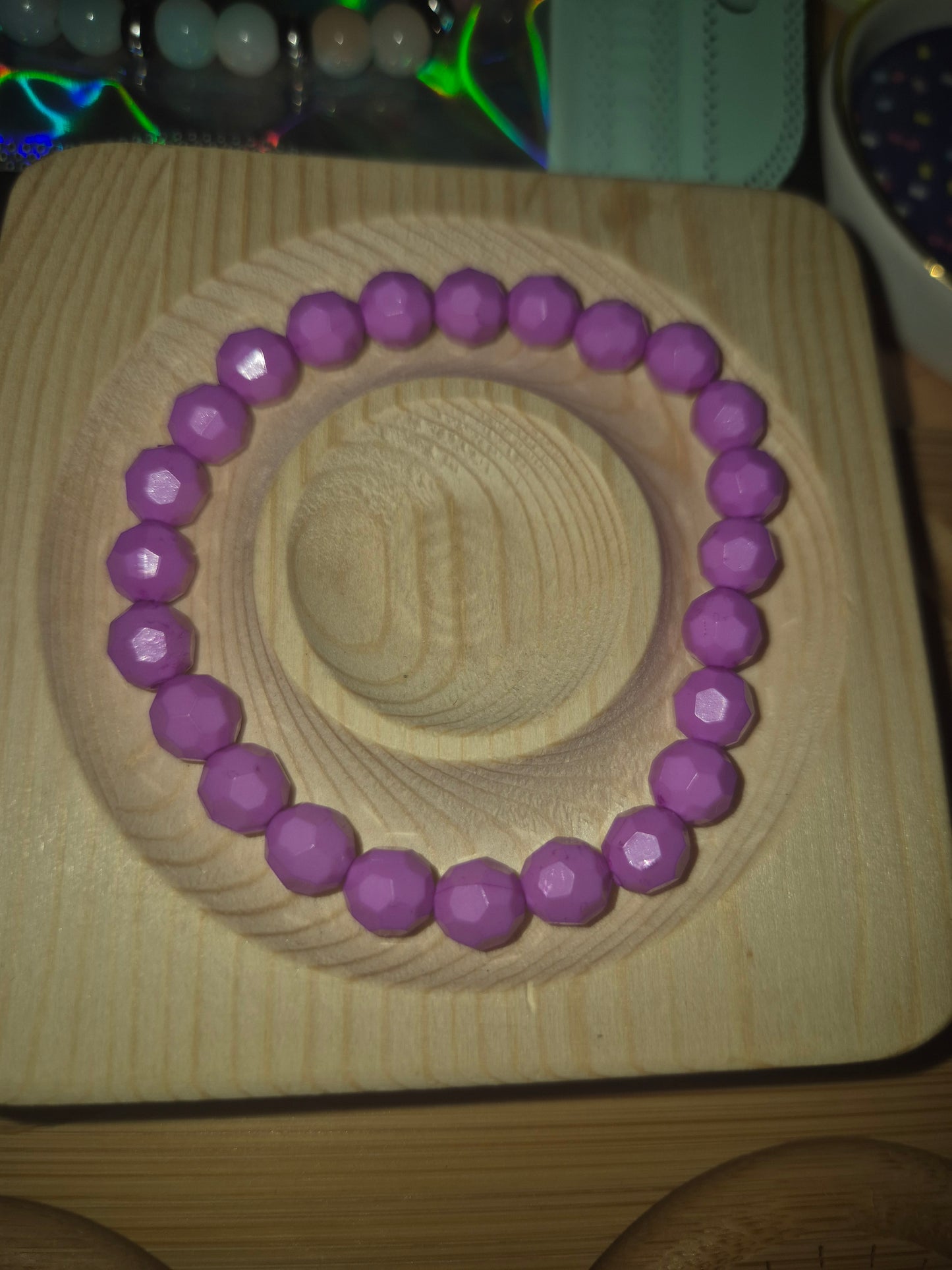 Purple bracelet