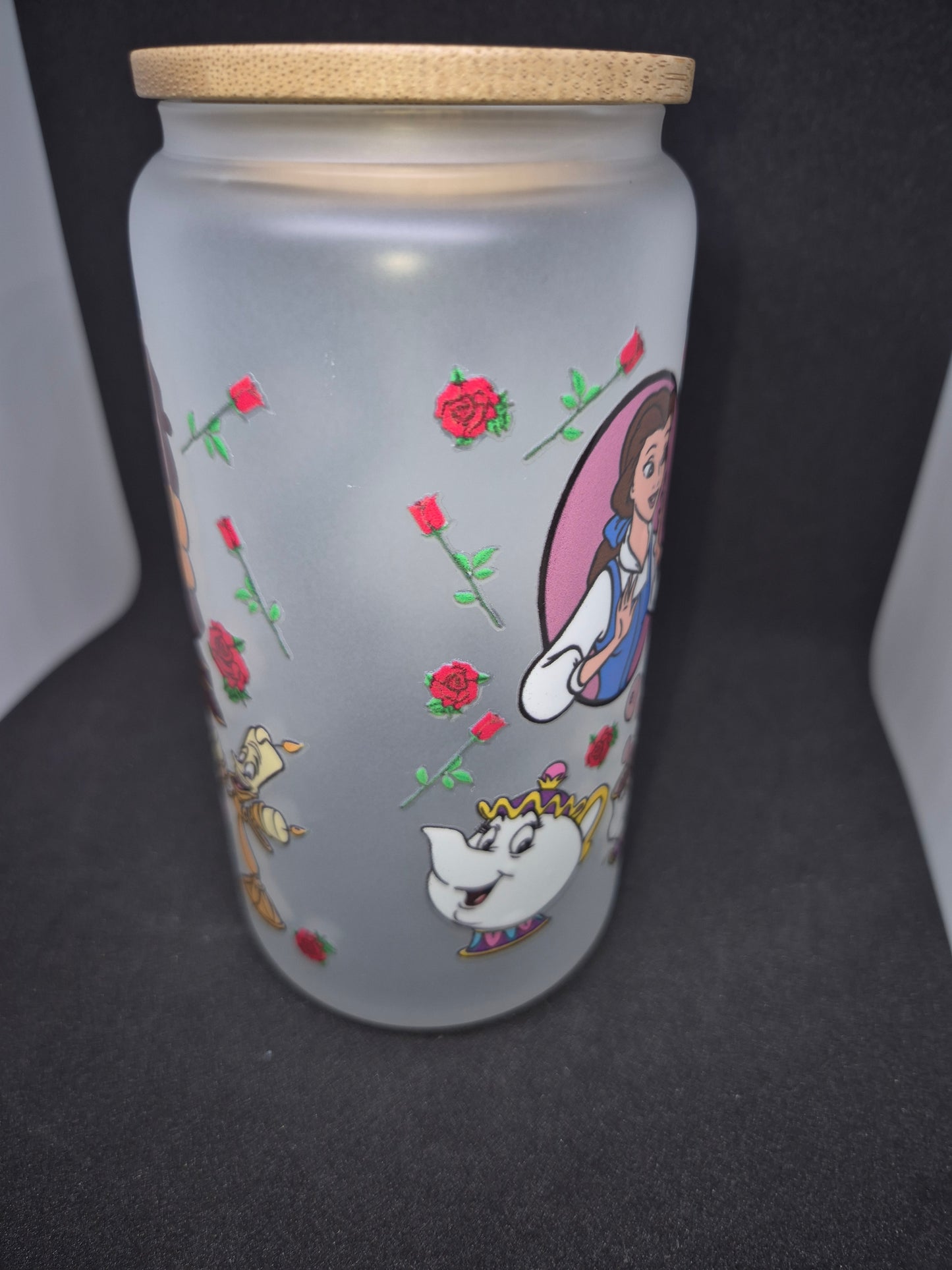 Beauty and the Beast frosted Cup