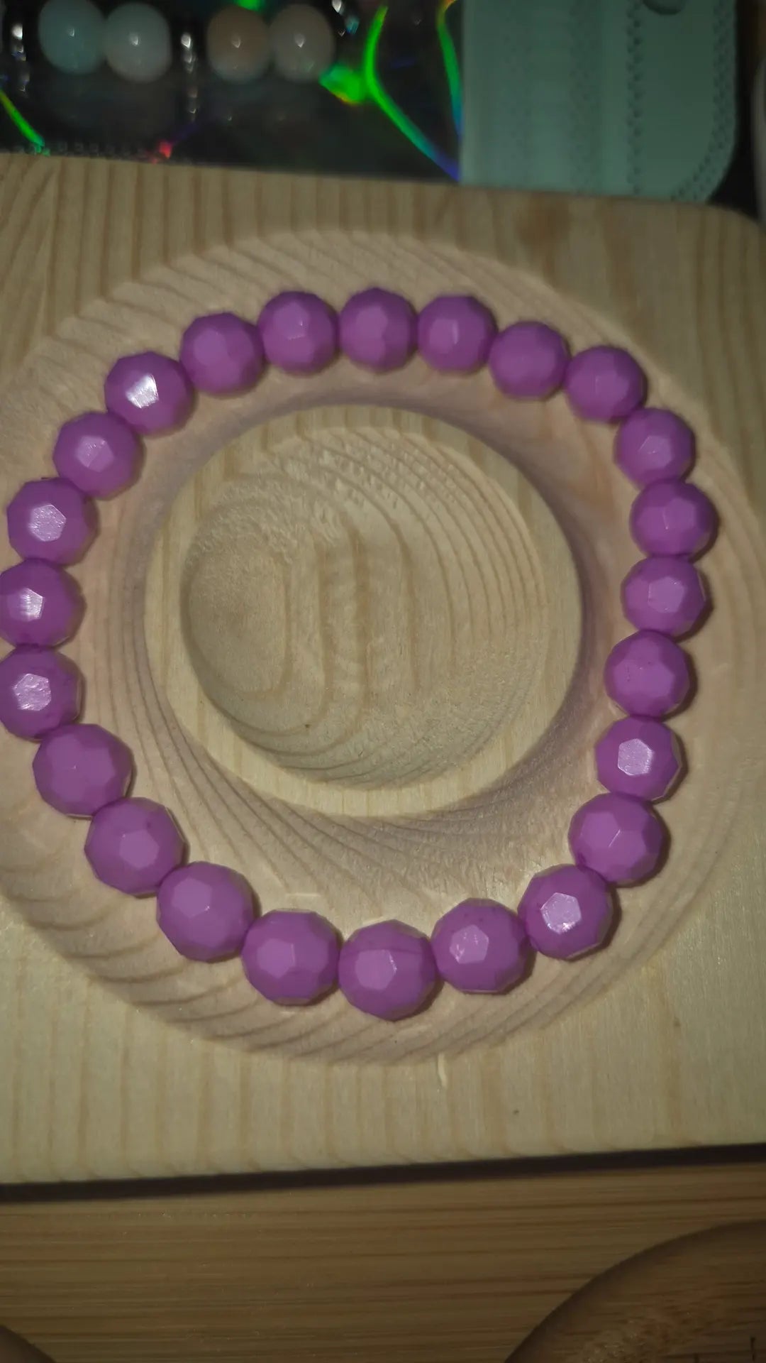 Purple bracelet