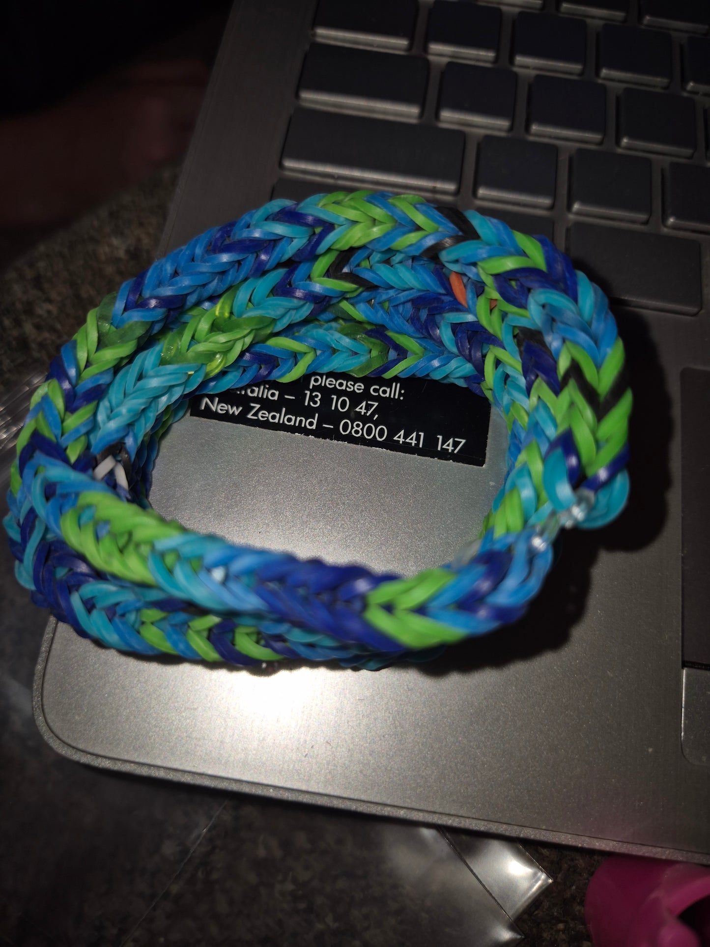 Bright colours loomband