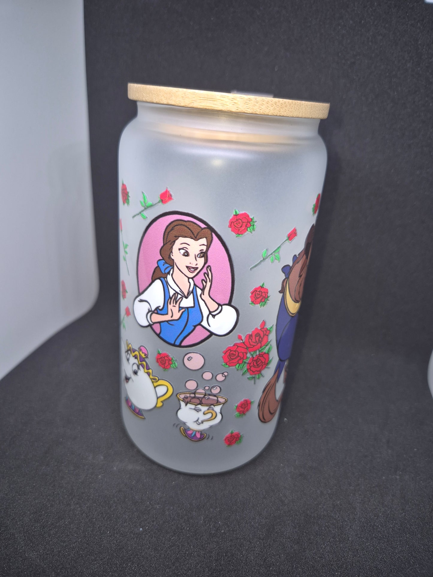 Beauty and the Beast frosted Cup